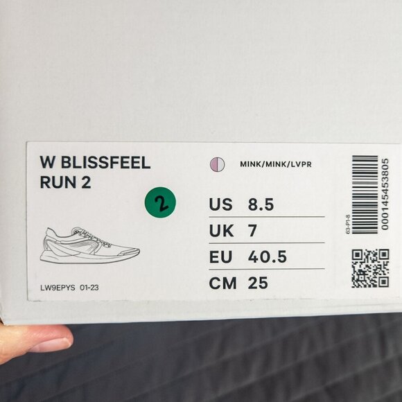 NWT Lululemon Blissfeel 2 Running Shoe - 8.5 Mink Berry/Light Vapor - Picture 4 of 11